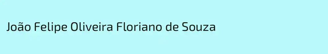 João Felipe Oliveira Floriano de Souza